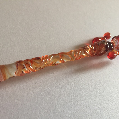flame glass pen【炎のガラスペン】※受注製作 ペン・筆記用具