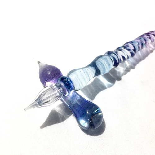ガラス工房LUC 雪のガラスペン ハンドメイド ガラス工房 LUC ガラスペン 雪のガラスペン | ペンハウス