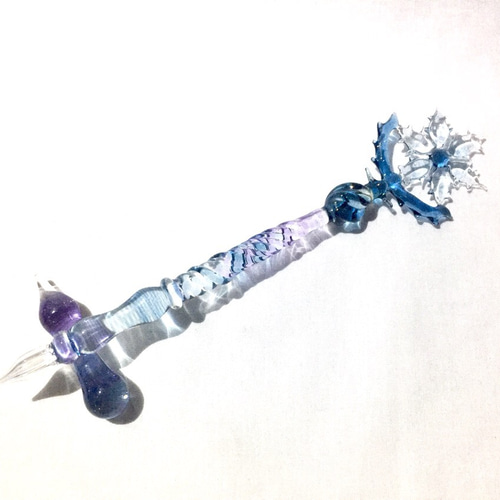 snow glass pen【雪のガラスペン】※受注製作 ペン・筆記用具