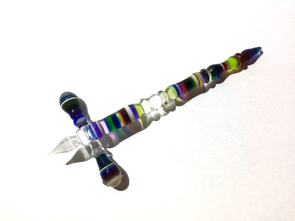 mulch stripe glass pen 2枚目の画像