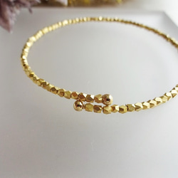 Metal　beads　bracelet　＜Ｒ＞ 4枚目の画像