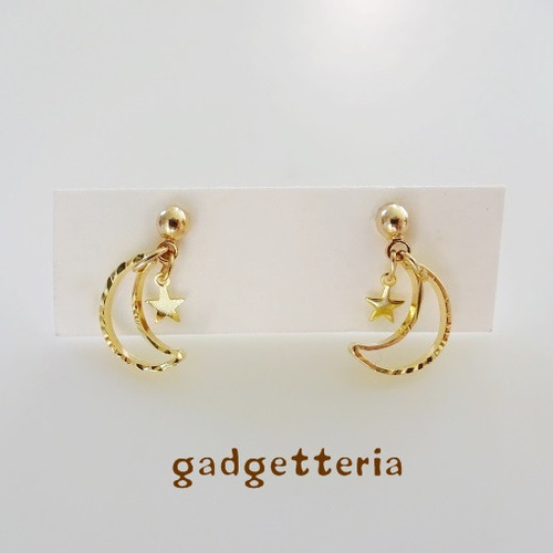 月 ピアス/イヤリング ピアス（その他） ▽gadgetteria△ 通販