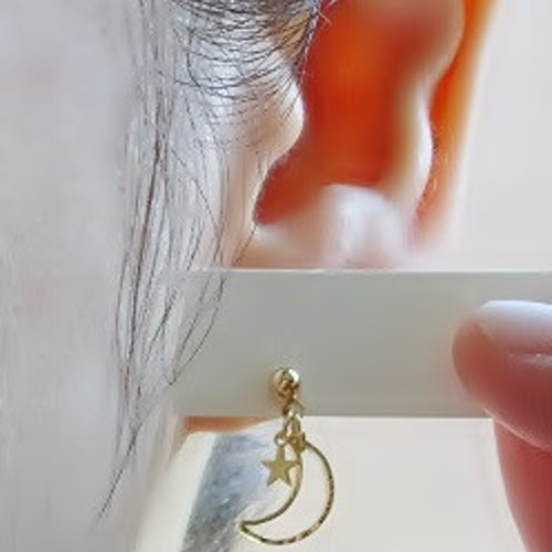 月 ピアス/イヤリング ピアス（その他） ▽gadgetteria△ 通販