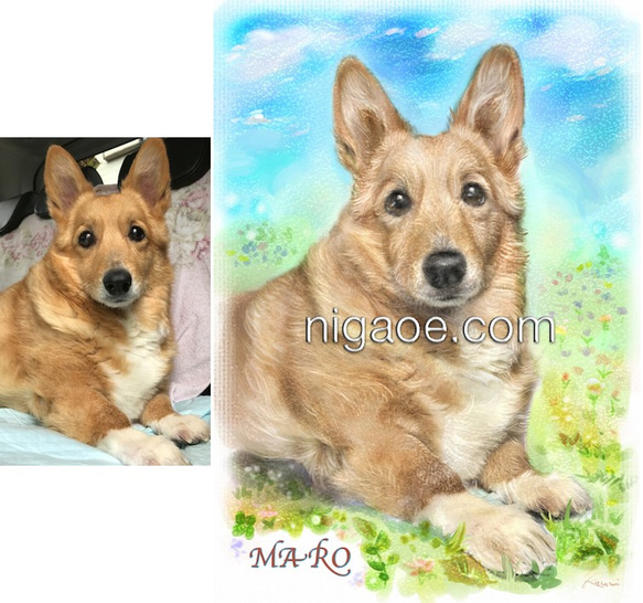 犬の似顔絵制作します 4枚目の画像