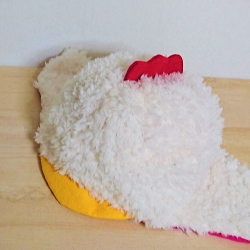ニワトリ耳あて帽子50 ゆいママ様オーダー品 帽子(ベビー・キッズ 