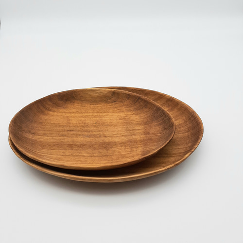 工芸品・特大・彫刻【木・大皿・飾り皿】直径90cm 萩黒彩皿 | artrip山口