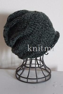 【男女兼用★ドイツウール】ゆったりすっぽりOK★ニット帽子