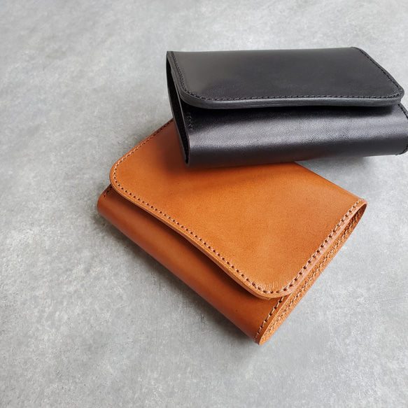 ◆なめらか上品な三つ折り財布◆　送料無料　 2枚目の画像