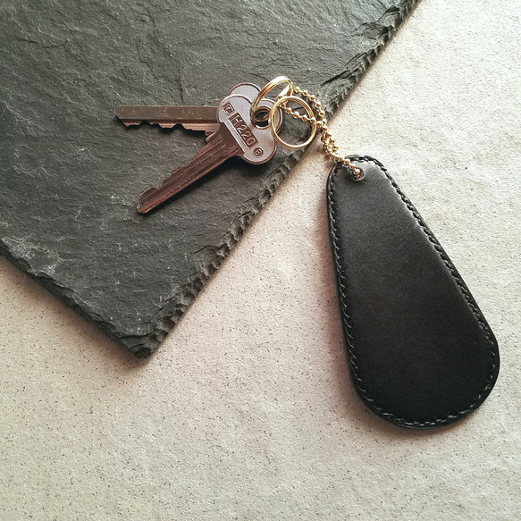 ◼Vintage Leather Shoehorn◼ 送料無料　ギフト　プレゼント 4枚目の画像