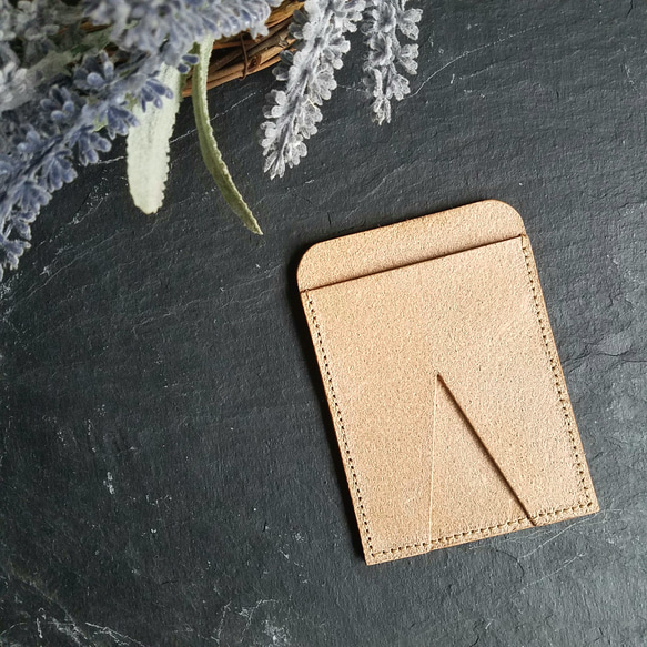 ◼SlimSoft Leather Passcase◼　送料無料　ナチュラル 1枚目の画像