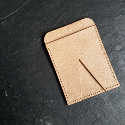 ◼SlimSoft Leather Passcase◼　送料無料　ナチュラル 2枚目の画像