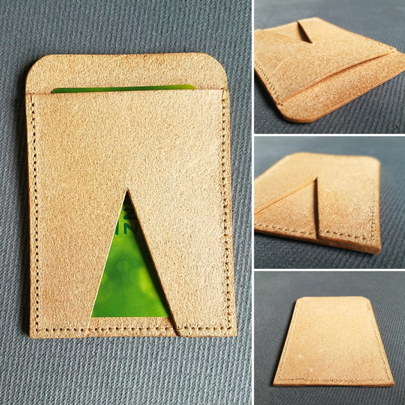 ◼SlimSoft Leather Passcase◼　送料無料　ナチュラル 3枚目の画像