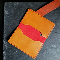 【1点物品】◼Gradation Leather Cardcase◼　送料無料　イタリアンレザー使用 2枚目の画像