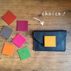◼Flap Choice Leather Cardcase◼　送料無料　イタリアンレザー使用 1枚目の画像