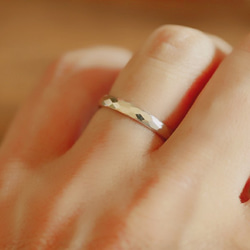 オーダー商品　槌目結婚指輪  プラチナpt900 8枚目の画像