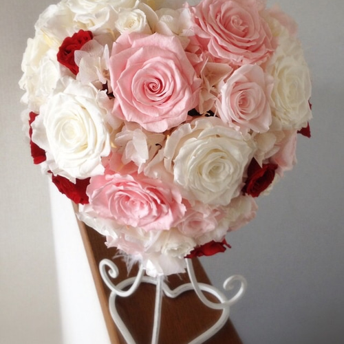 ウェディングブーケ❤︎プリザーブドフラワー