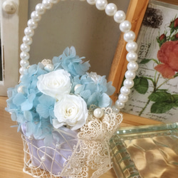 ヘッドドレス♡リストブーケ 青♡水色 Amazon.co.jp: 髪飾り ヘッドドレス 成人式 卒業式 結婚式