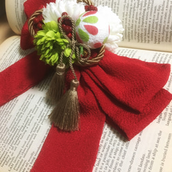 お花のはいからさんリボン飾り【髪飾り・造花】卒業式・袴に！ 3枚目の画像