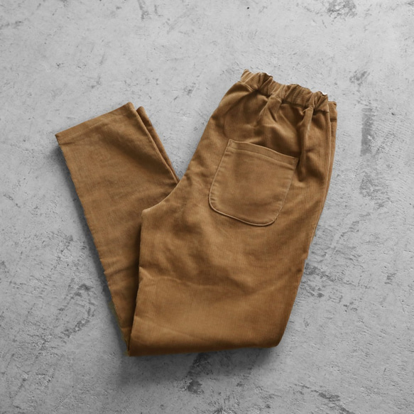 梭織燈芯絨褲子（棕色）size2 [男女皆宜] 第7張的照片