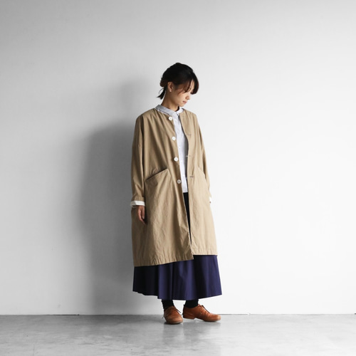 HUIS ダウンプルーフコットン ダウンベスト（ダークグレー）遠州織物