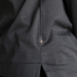 HUIS x yohaku 吉薩棉長袖剪裁和縫紉（炭灰色）尺寸 1 [男女通用] 第6張的照片