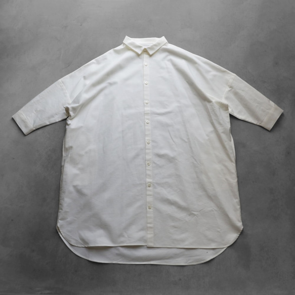 Svin Oxford Long Shirt (Ivory) [男女通用] 004 第4張的照片