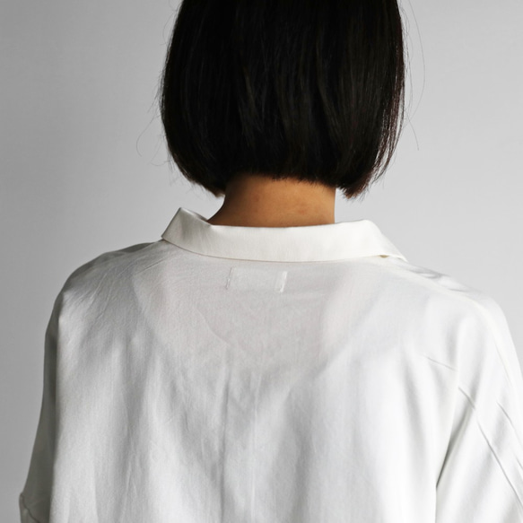 Svin Oxford Long Shirt (Ivory) [男女通用] 004 第5張的照片