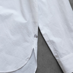 オーガニックコットンビッグシャツ（白）【ユニセックス】011 5枚目の画像