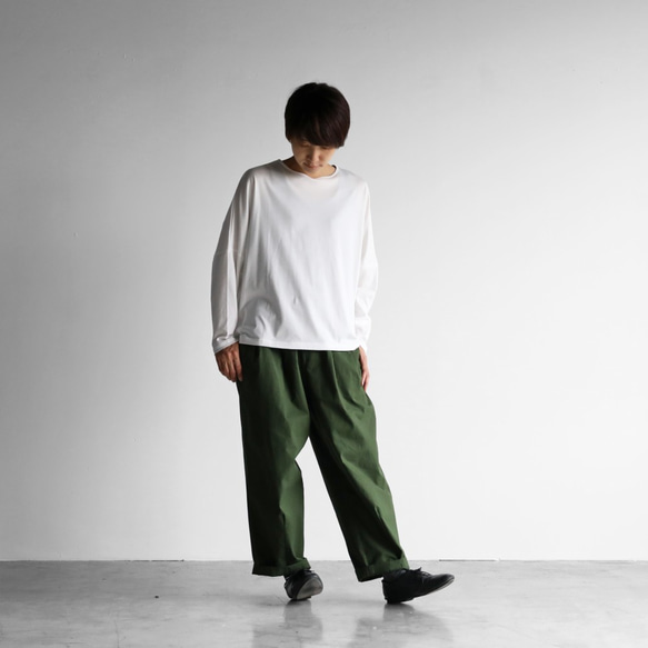 Parachute Cross Wide Pants (Evergreen)【男女通用】504 第4張的照片