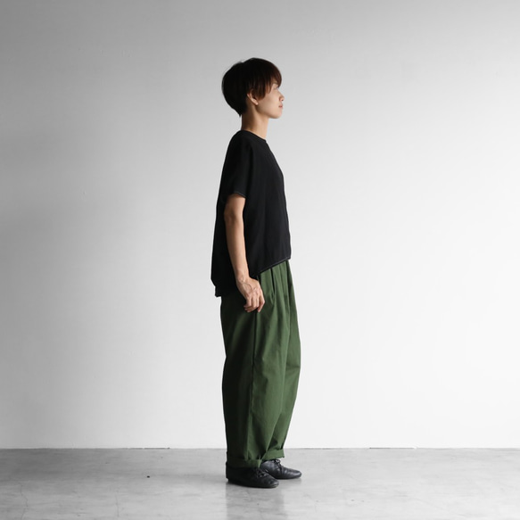 Parachute Cross Wide Pants (Evergreen)【男女通用】504 第8張的照片