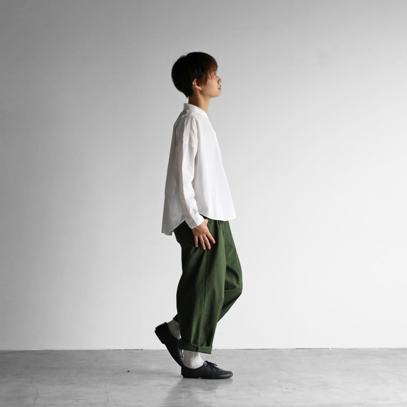 Parachute Cross Wide Pants (Evergreen)【男女通用】504 第9張的照片