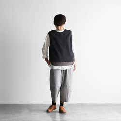 [HUIS in house] SUVIN Sweat Pocket Vest (深灰色) [男女通用] SW601 第3張的照片