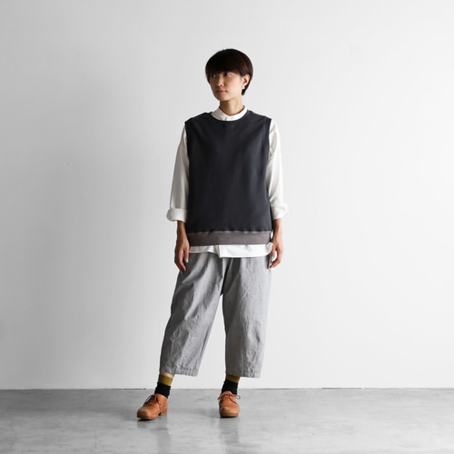 APSTUDIO スウェットベスト　ブラック APSTUDIO スウェットベスト ブラック AP STUDIO（エーピーストゥディオ