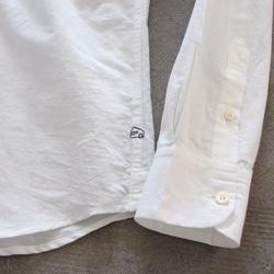 棉麻混紡襯衫white［男女通用size3］ 第1張的照片