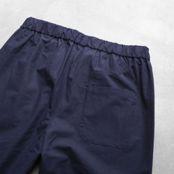 蓬鬆棉質褲子·海軍藍[男女皆宜2號] 第5張的照片
