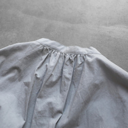寬鬆蓬鬆棉法式袖（藍灰色）[女士們] 第9張的照片