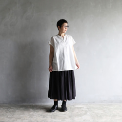 寬鬆蓬鬆棉法式袖（白色）[女士] 第3張的照片