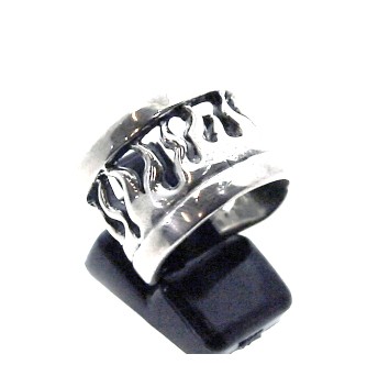 SOLID DESIGN SD-016 ファイヤーパターンシルバーリング