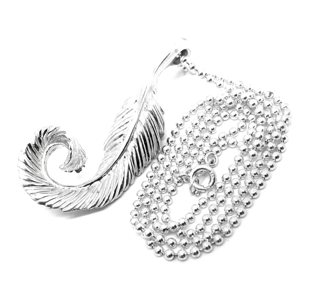 SOLID DESIGN SD-264 フェザーシルバーペンダント