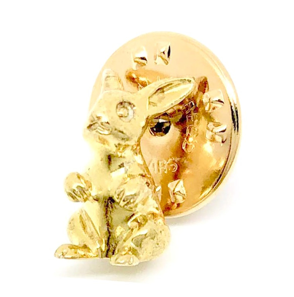 SOLID DESIGN SDr-147 【立体ピンズ】 ウサギピンズ ピンバッチ SOLID