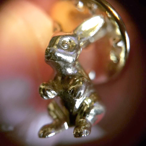 SOLID DESIGN SDr-147 【立体ピンズ】 ウサギピンズ ピンバッチ SOLID