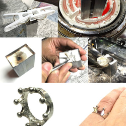SOLID DESIGN 指輪や立体物のワックス原形製作に最適な素材 SDWAX SDWs-010 アクセサリー鋳造キッ 7枚目の画像