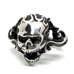 スカル シルバーリング アンティークスカルリング｜シルバーアクセサリー｜ラッピング