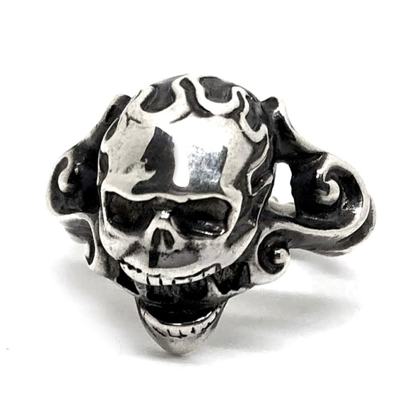 トリプルシルバー(W) ソリッド リング CHROME HEARTS 3mm スペーサーリング FUCK YOU リング 12