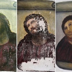 SD-521 キリストの修復画シルバーリング 8枚目の画像