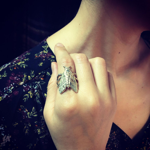 入手困難　製造中止　髑髏名誉指輪　新入荷 WR-005 /「CROSS - RING / SILVER」クロスリング