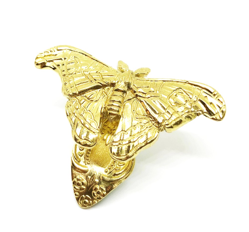 SOLID DESIGN SDr-270 生き物図鑑 蛾シリーズ 【ヨナグニガクリップ】ネクタイクリップ