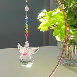 スワロフスキーも♪/2本セット*シンプルなサンキャッチャー サン