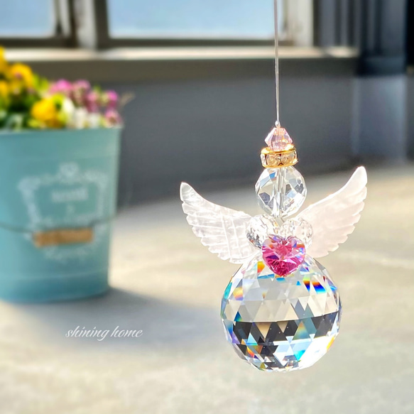 スワロフスキークリスタル製 天使のオーナメント スワロフスキー