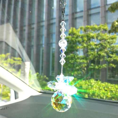 車用サンキャッチャー スワロフスキー サンキャッチャー shining